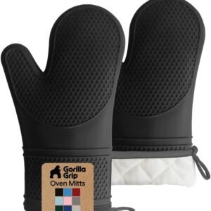 GORILLA GRIP BPA-Free Soft Silicone Oven Mitts