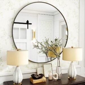 Thin Metal Frame Wall Mirror