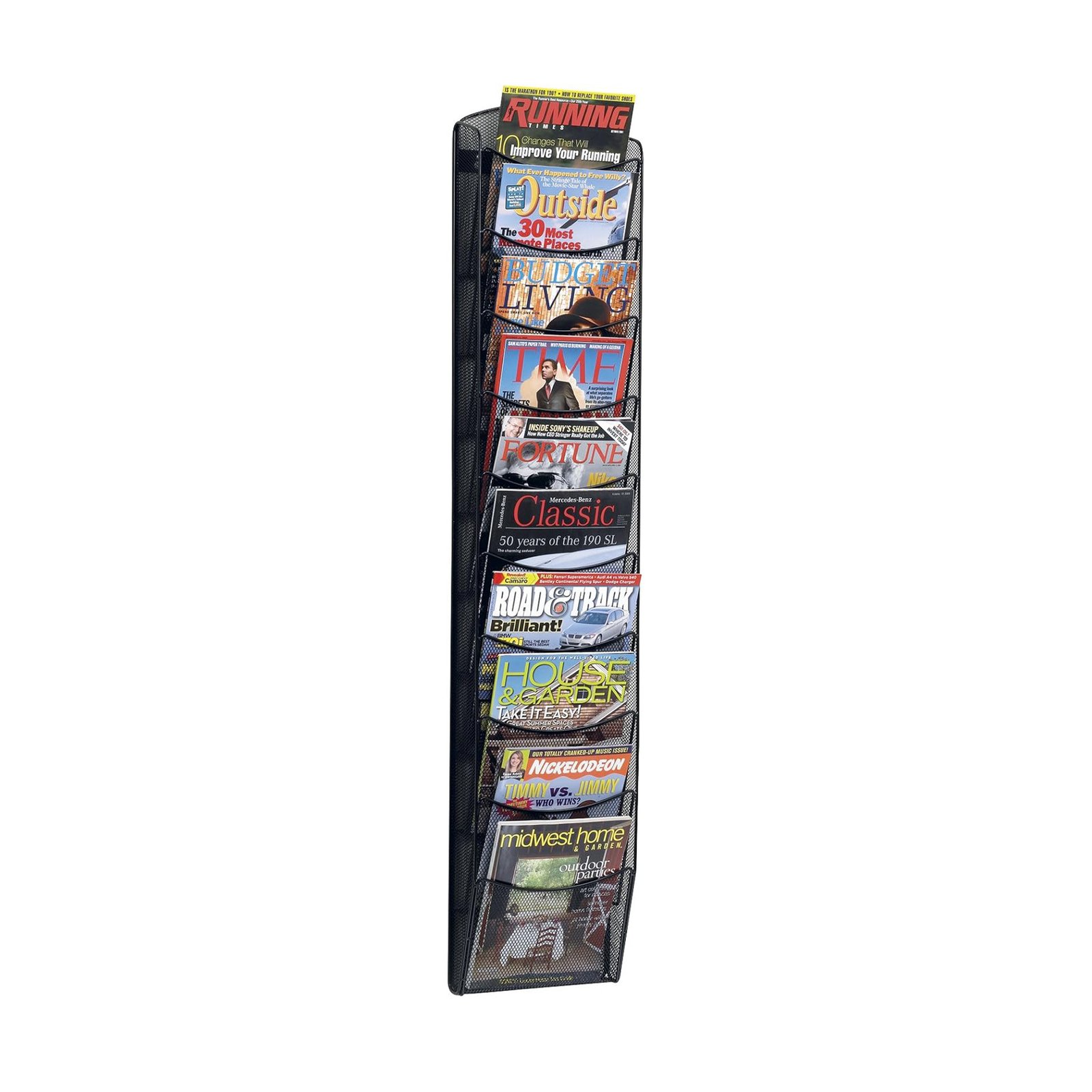 Mesh Magazine Rack