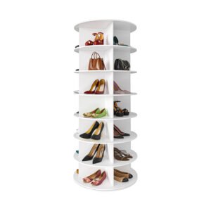 SpaceAid 7 Tier Rotating Shoe Rack Tower