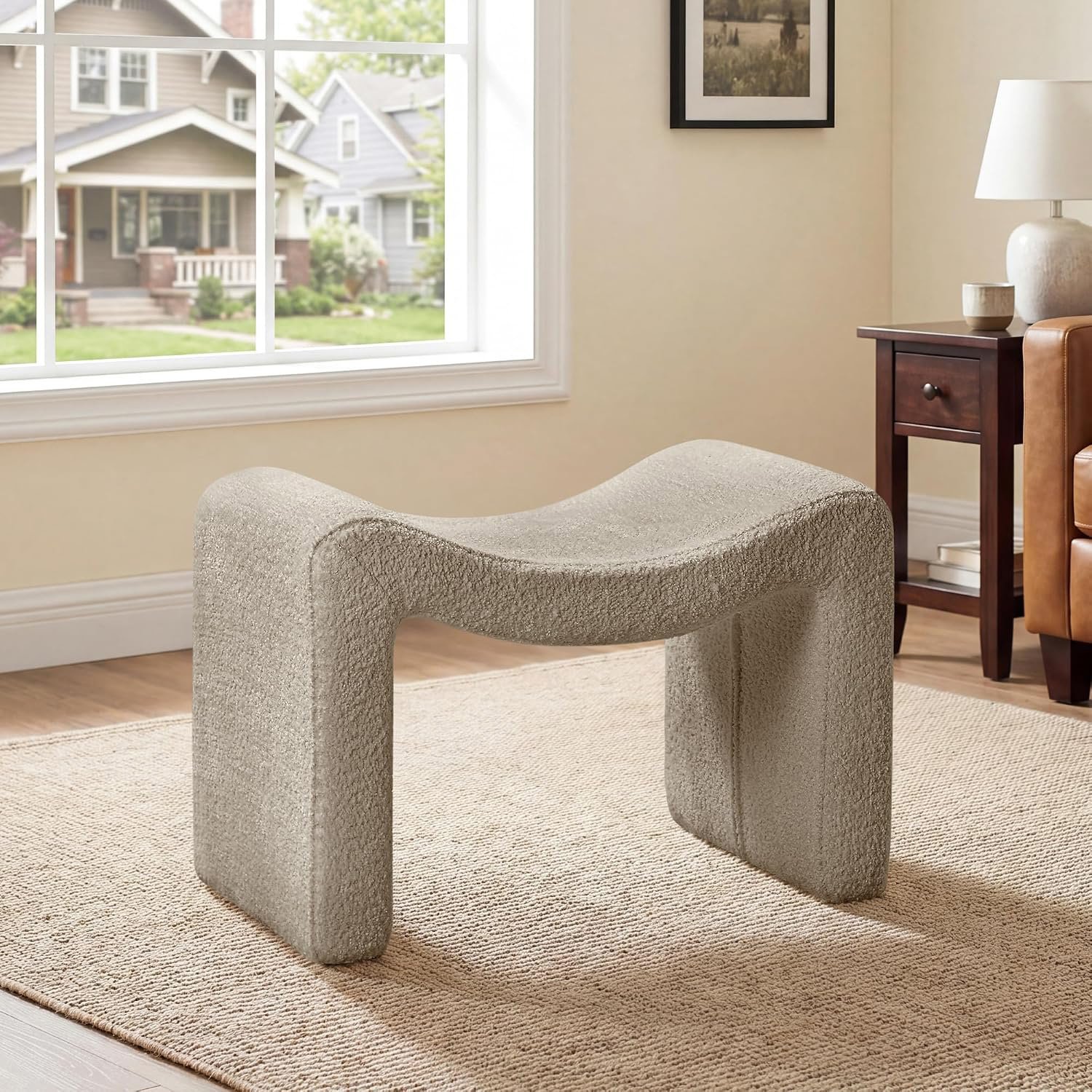 Large Footstool Ottoman